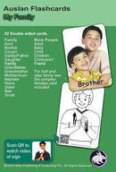 Auslan Children's Flash Cards - Family