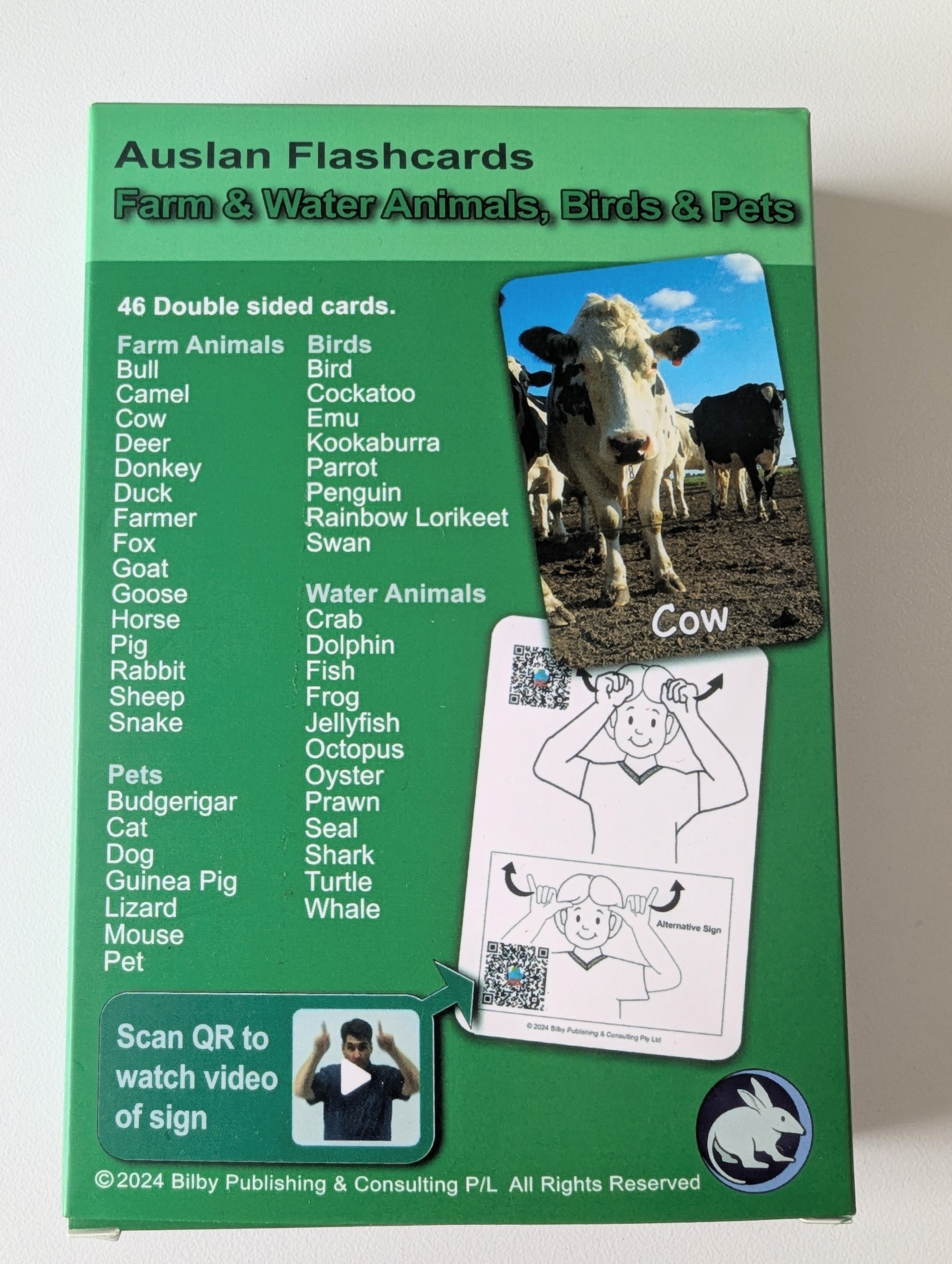 Auslan Flashcards - Animals