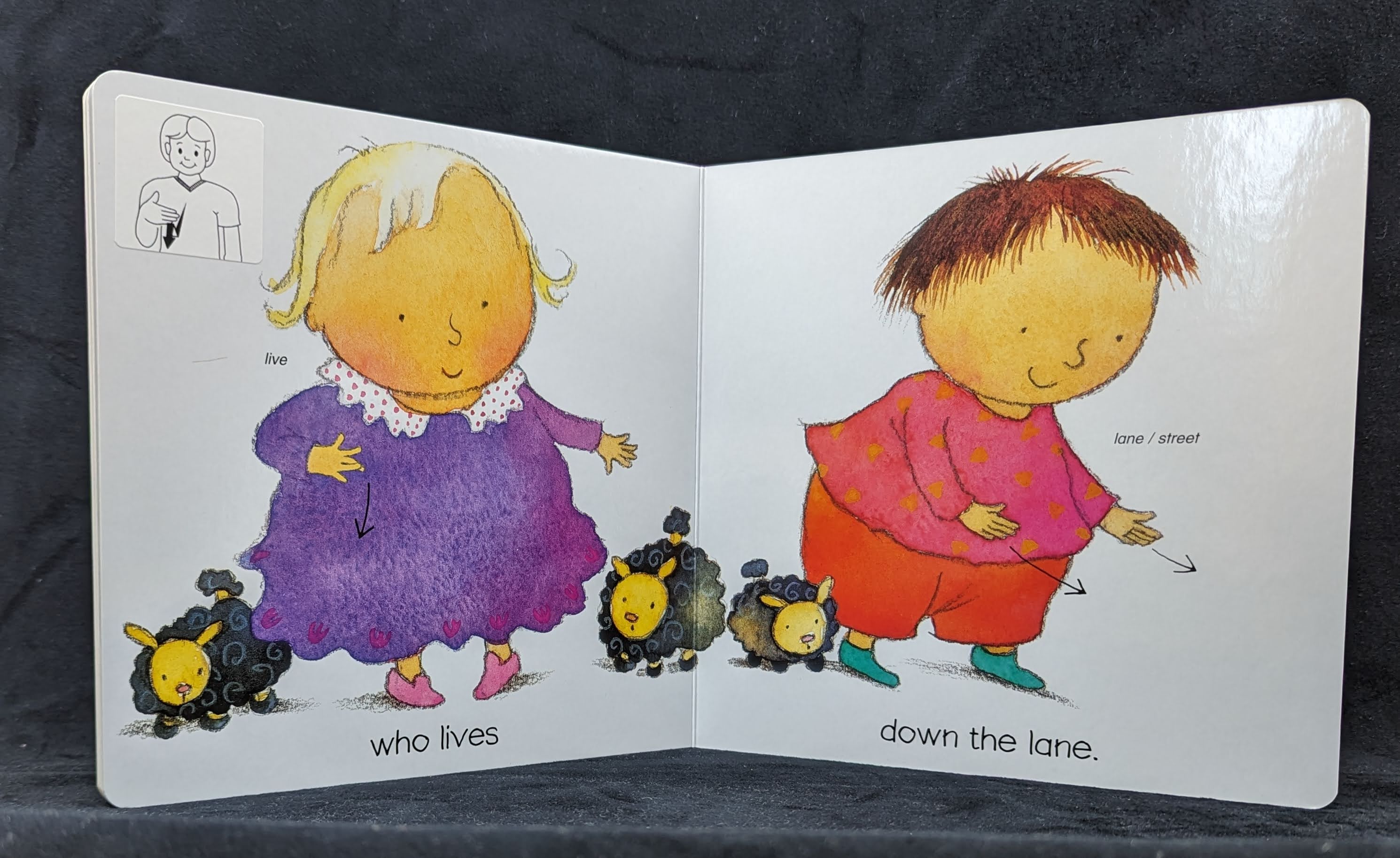 Baa Baa Black Sheep - Baby Sign Board Book - AUSLAN EDITION