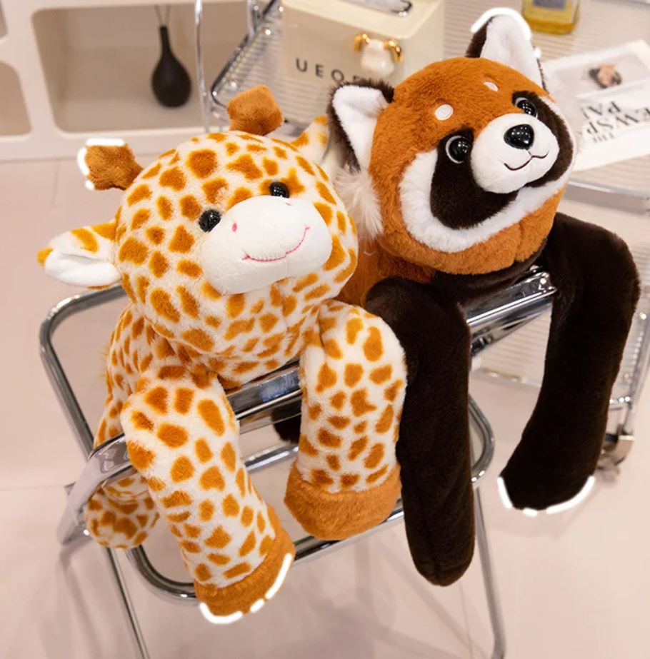 Gwyn the Giraffe- long armed, large weighted sensory plush toy - Cuddle Therapy Friend
