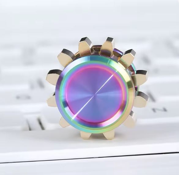 Mini Gear Metal Fidget, nearly silent