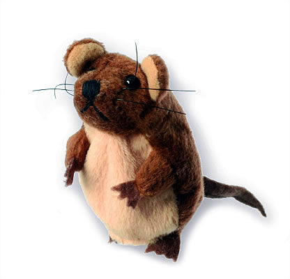 Brown Mouse Finger Puppet
