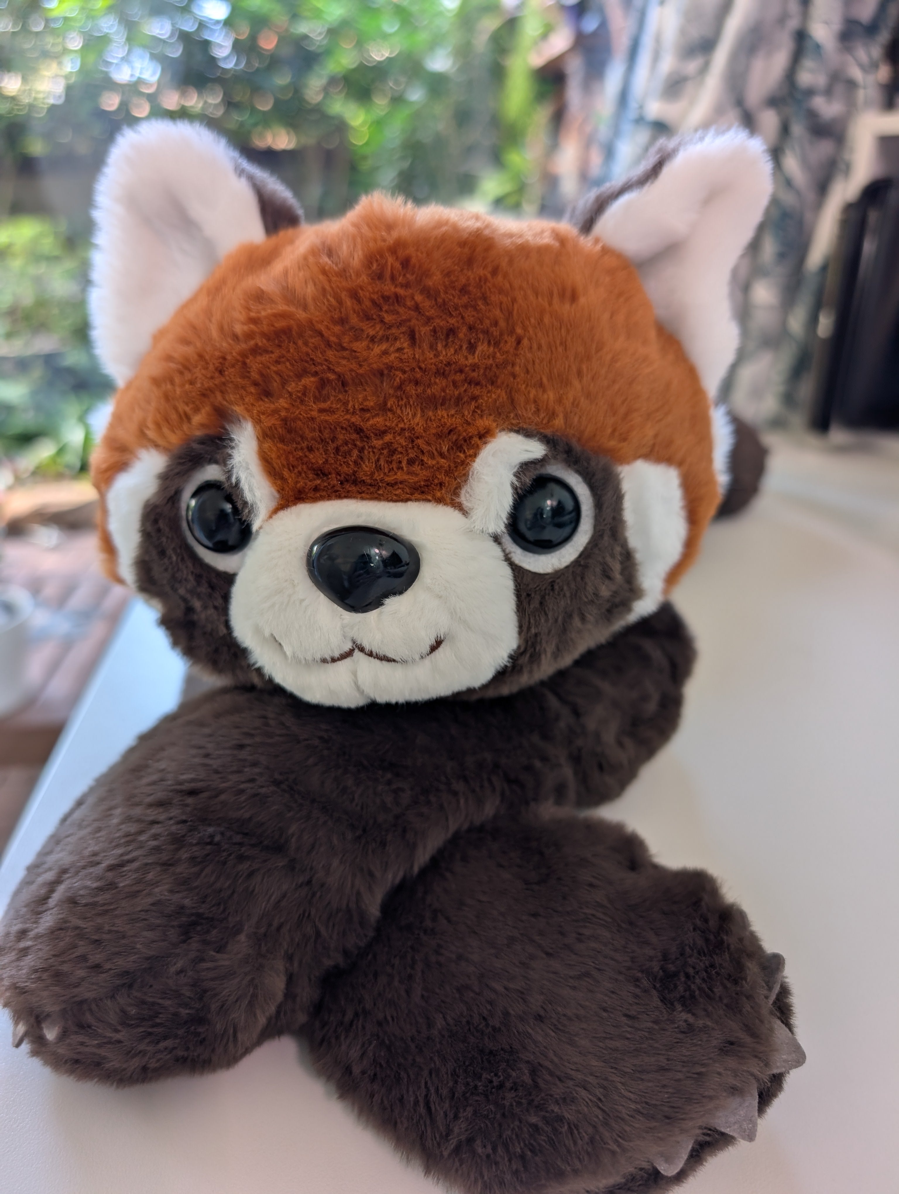 Remy the Red Panda - long armed, large weighted sensory plush toy - Cuddle Therapy Friend