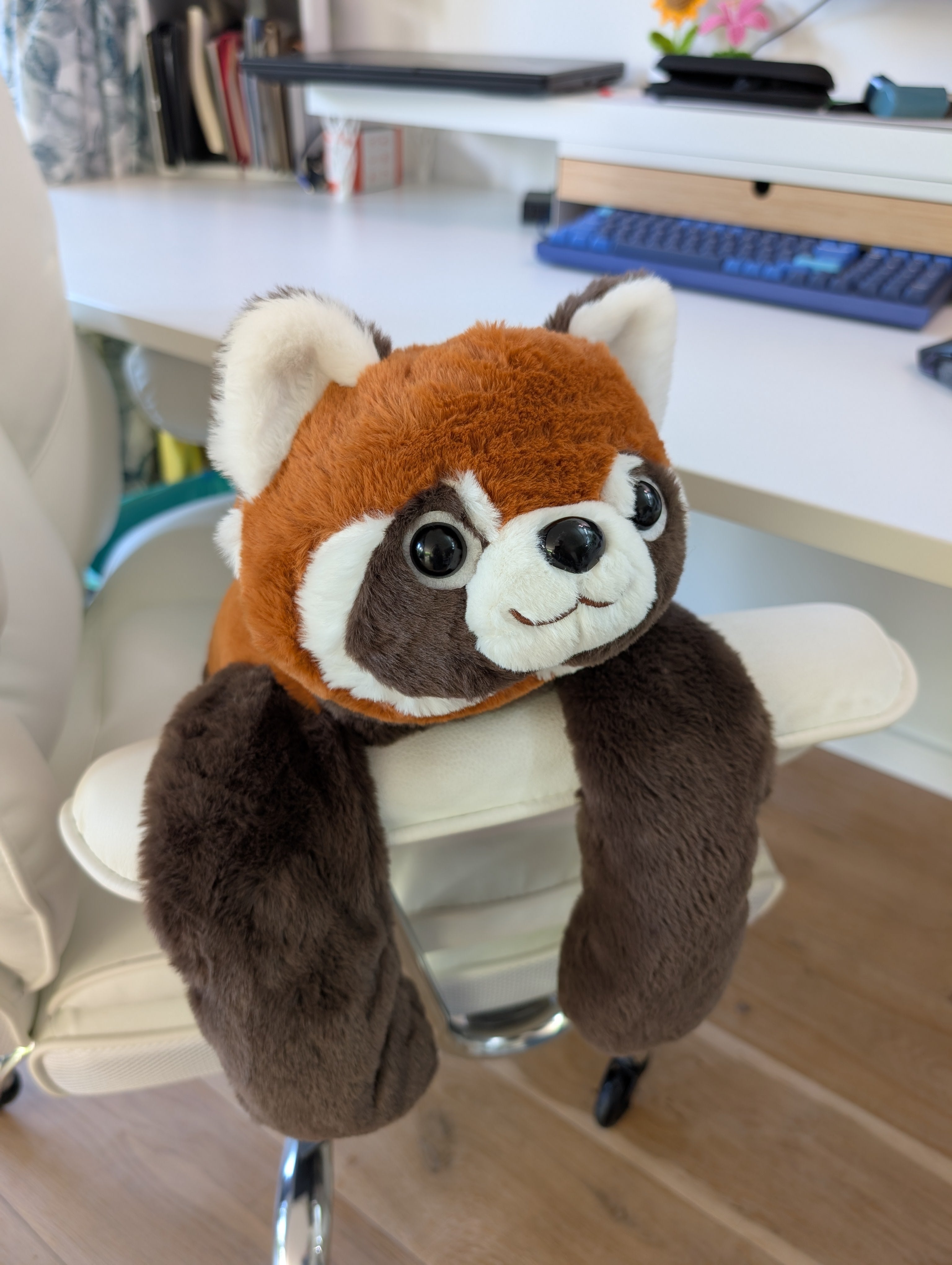 Remy the Red Panda - long armed, large weighted sensory plush toy - Cuddle Therapy Friend