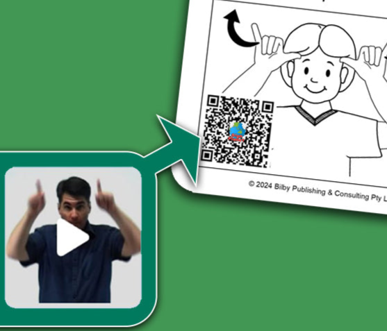 Auslan Flash Cards - Fruits, Vegetables, Drinks