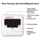 Visual Timer with red disc (160mm square) (Battery Operated)