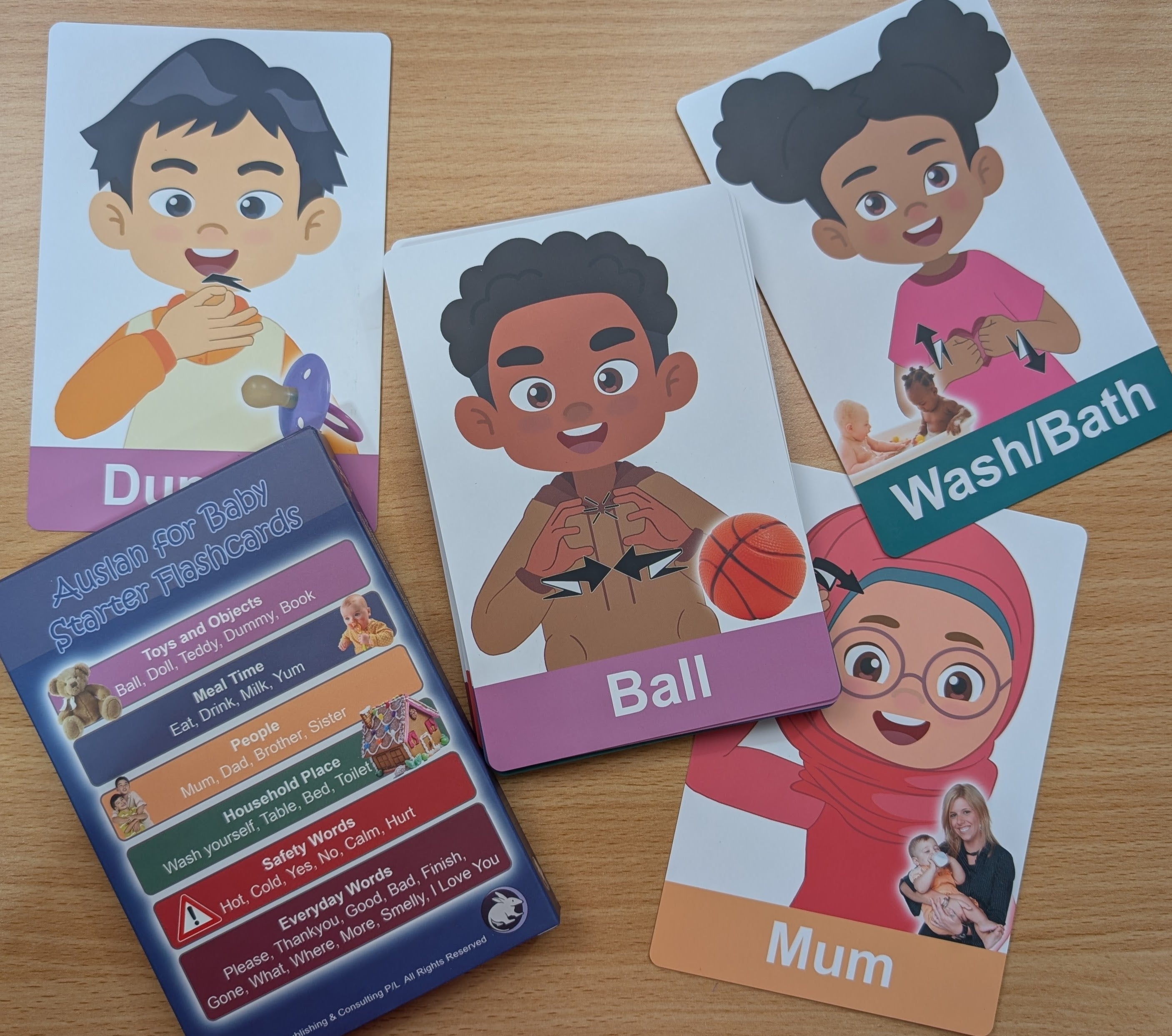Auslan for Baby: Starter Flashcards