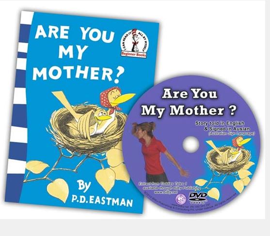 Are You My Mother Book and Auslan DVD set