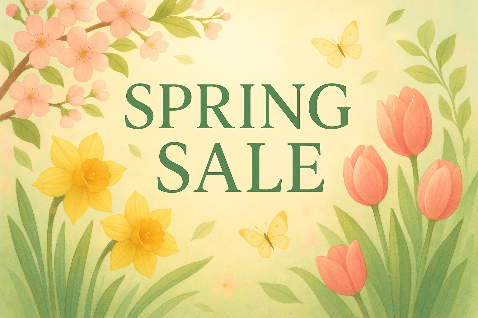 Spring Cleaning Sale