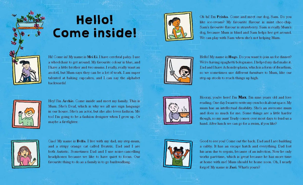 Come to My House - Disability awareness story book