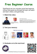 Auslan Childrens Flash Cards 1 - Greetings and General Communication