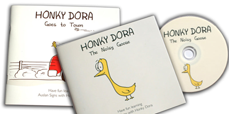 Honky Dora The Noisy Goose - Book and DVD