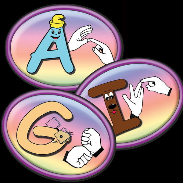 Signed Alphabet Flashcard set Pack- Auslan, BSL, NZSL