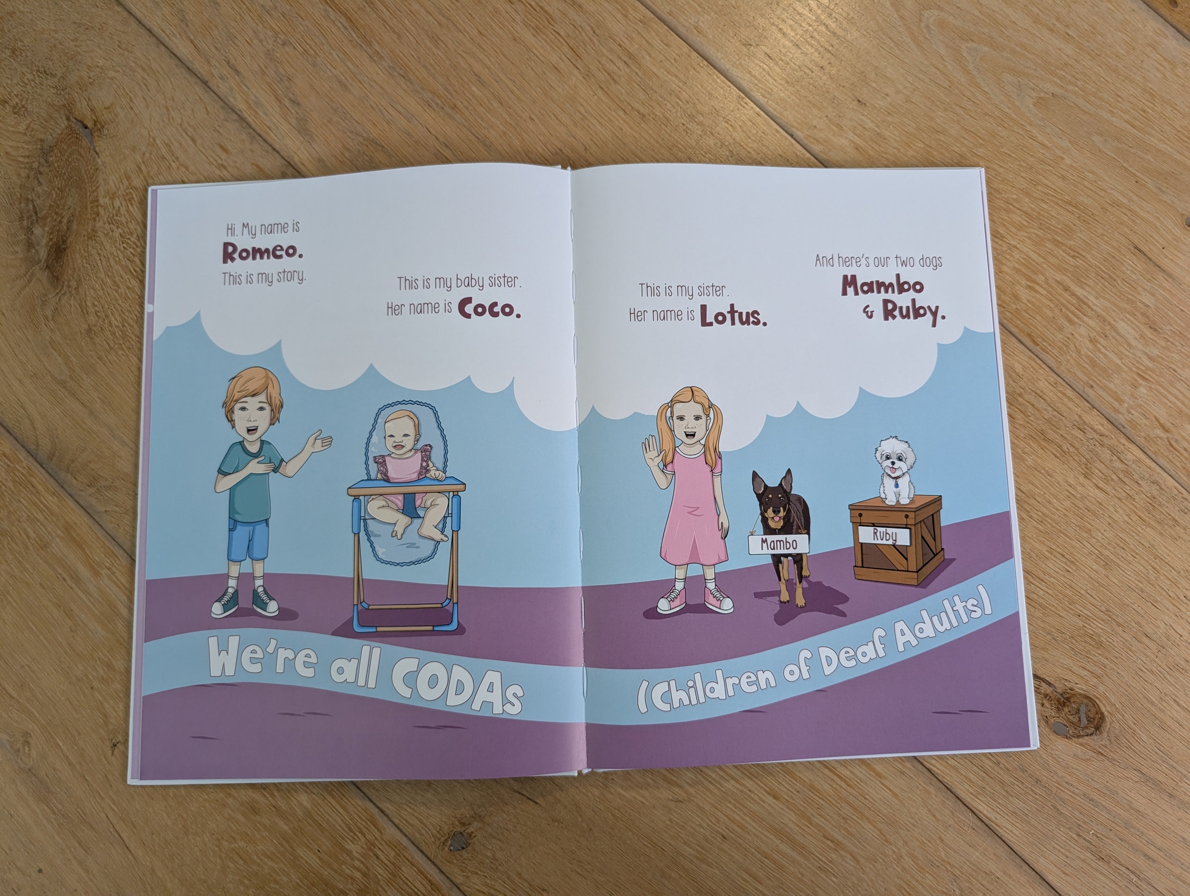 It's Cool To Be A Coda (hardcover deaf awareness story book)