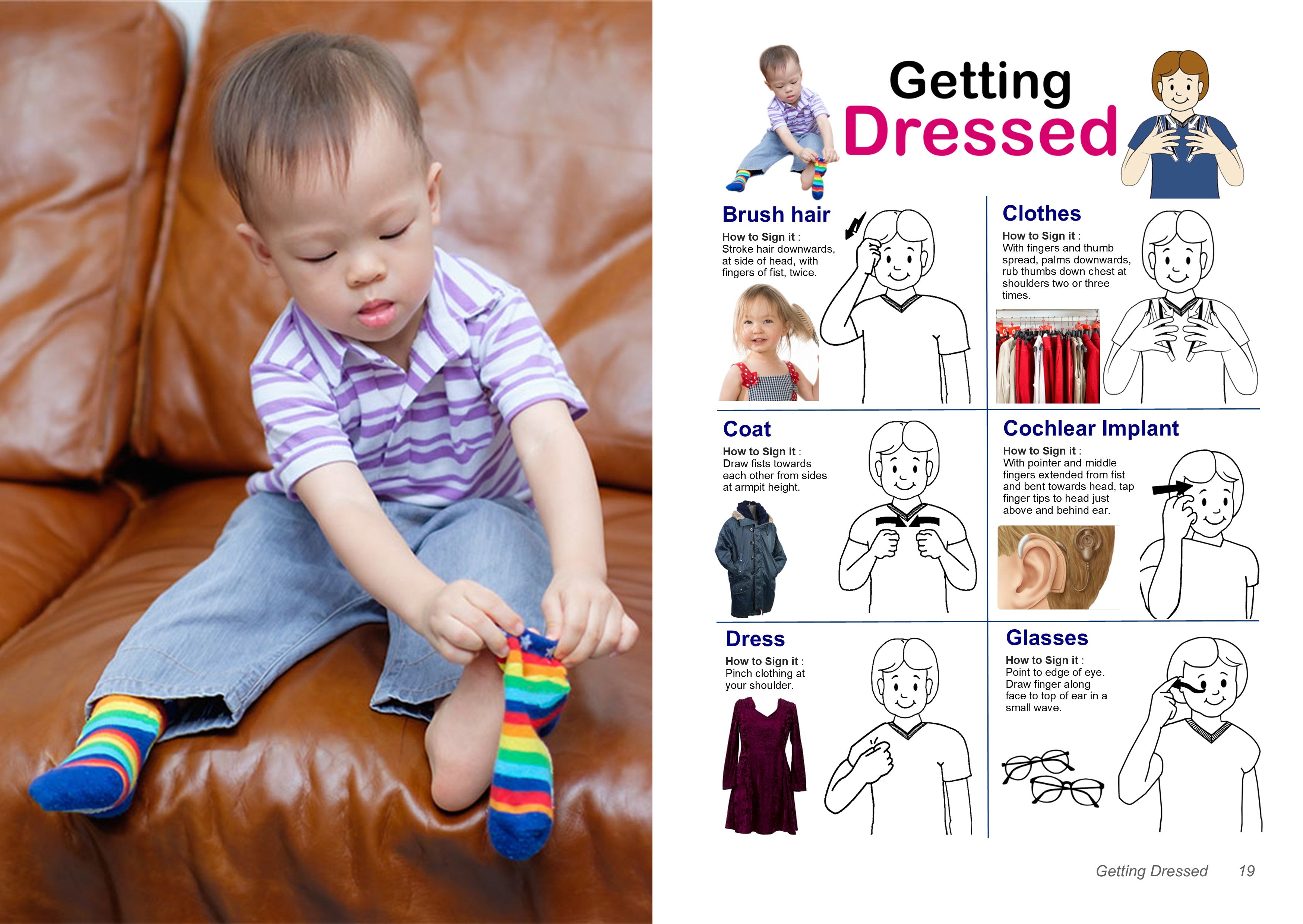 Auslan Nursery Rhyme board book and puppet mega set