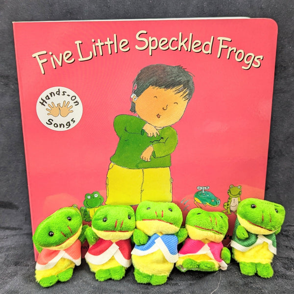 5 little speckled frogs - Board Book - AUSLAN EDITION