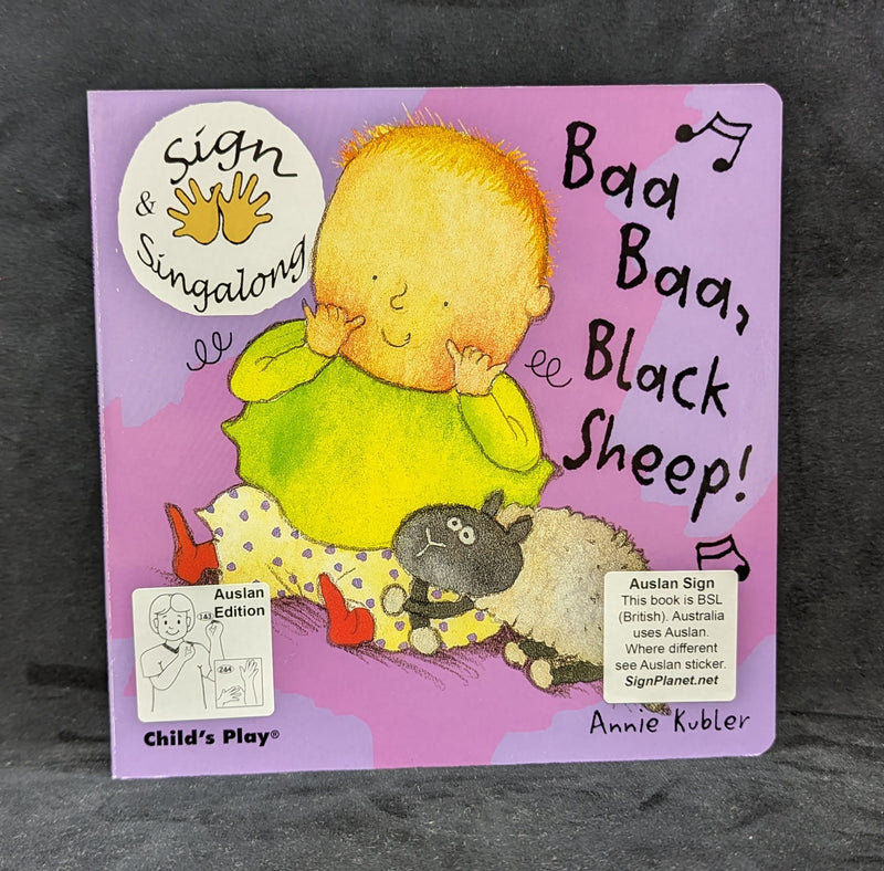Baa Baa Black Sheep - Baby Sign Board Book - AUSLAN EDITION