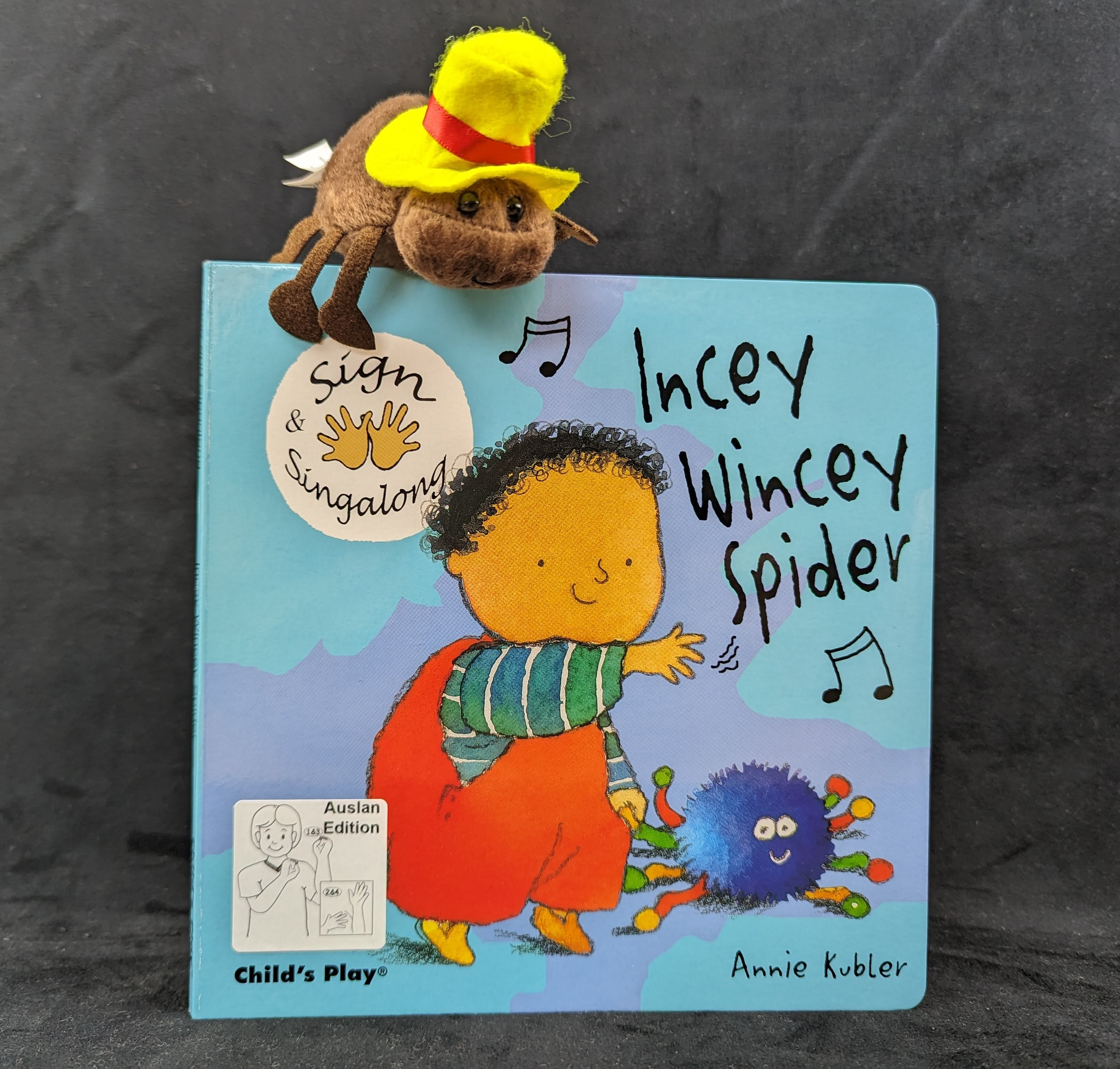 Incey Wincey Spider - Baby Sign Board Book - AUSLAN EDITION