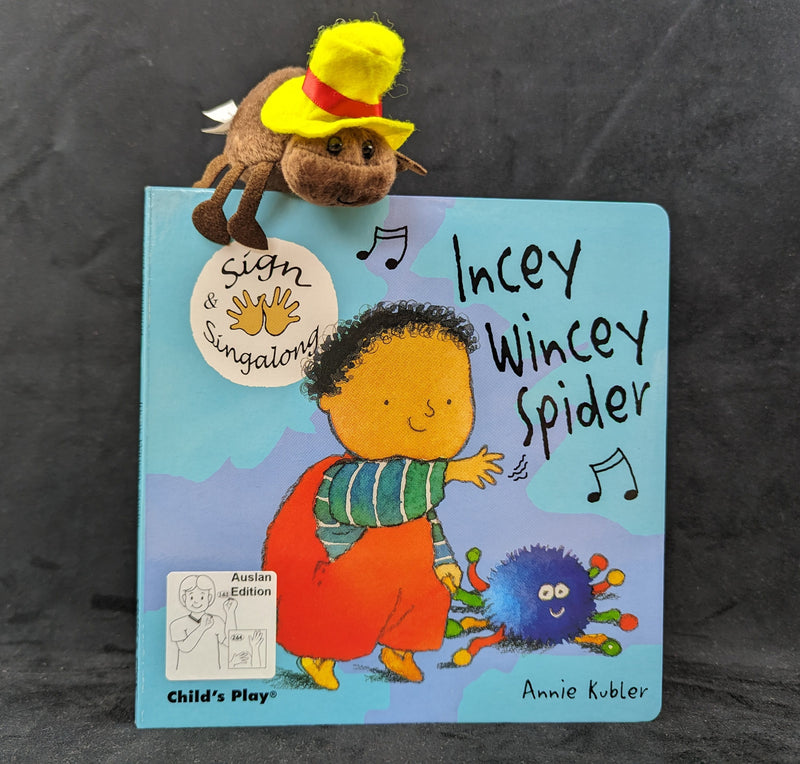 Incey Wincey Spider - Baby Sign Board Book - AUSLAN EDITION