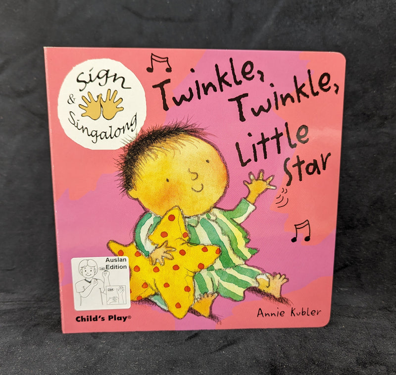 Twinkle, Twinkle Little Star - Baby Sign Board Book - AUSLAN EDITION