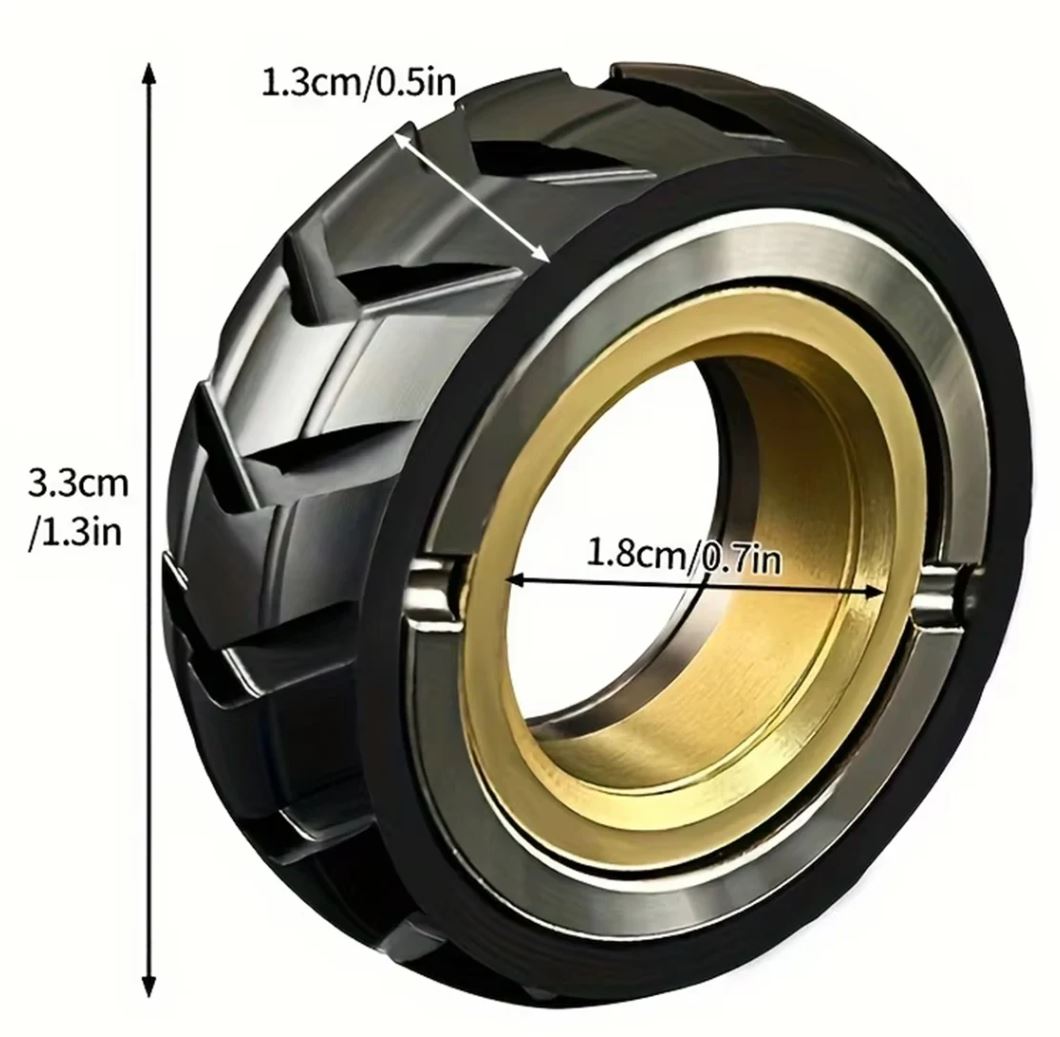 Fidget Wheel Ratchet Slider (not a spinner)