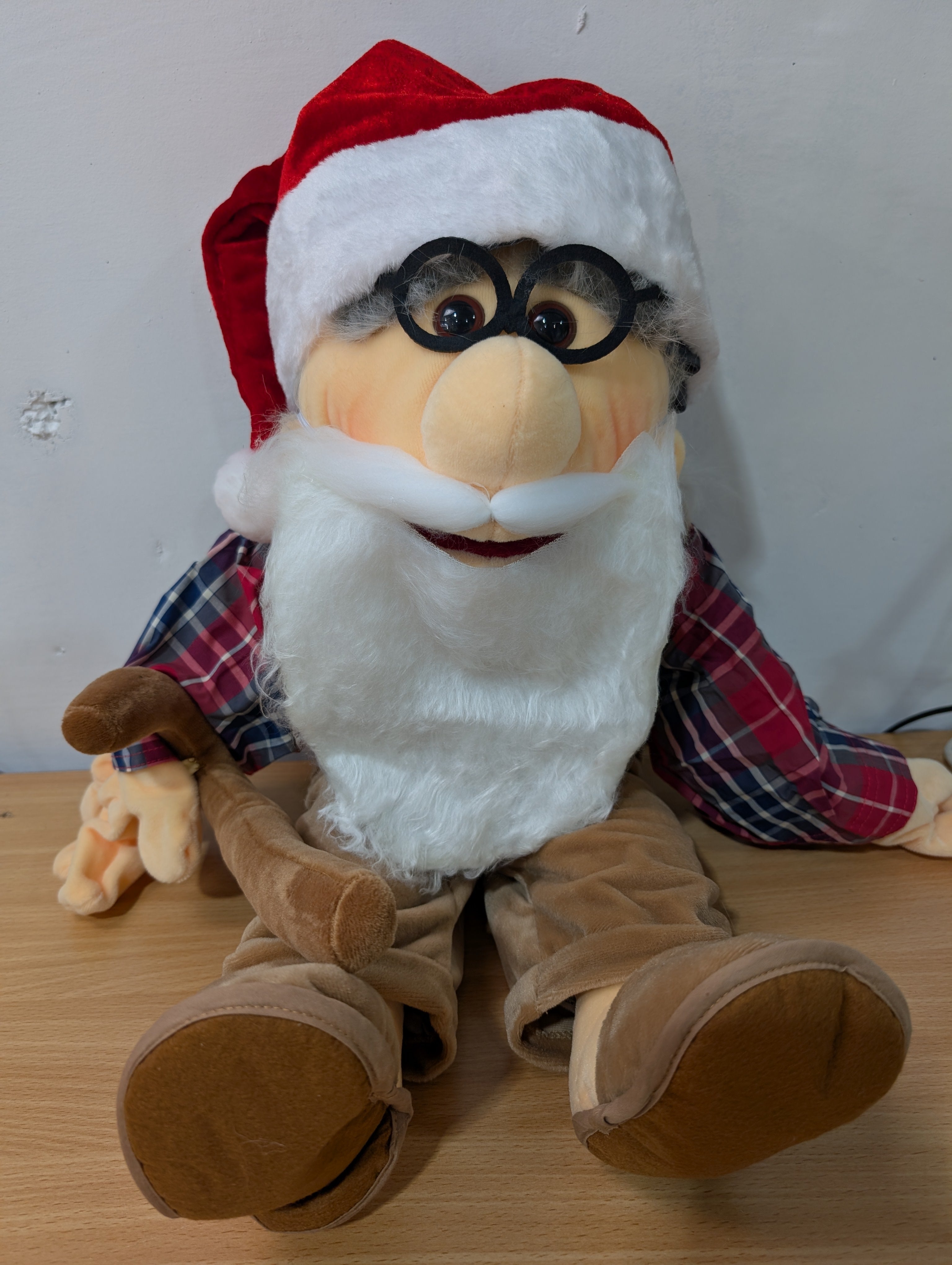 Grandpa Santa - 65cm Signing Puppet ONLY 2 AVAILABLE!!