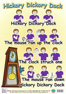 Auslan (Australian Sign Language) Nursery Rhyme poster sets