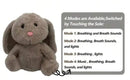 Cuddle Therapy Friend - Bailey Bunny - sound/light sensory sleep helper plush toy