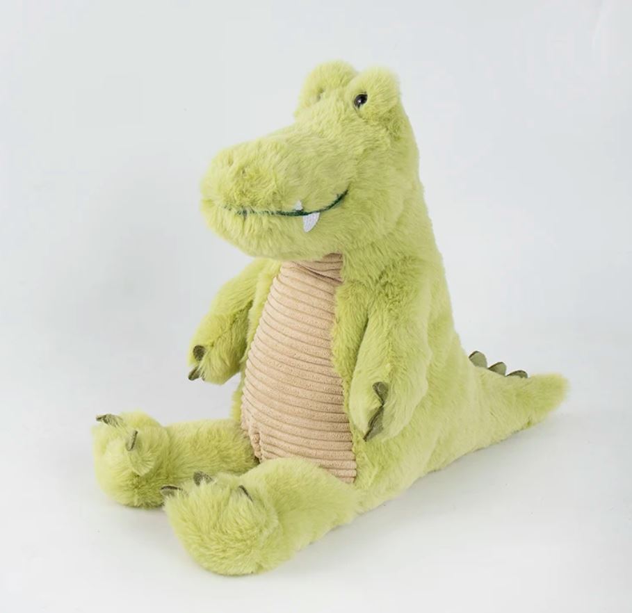 Cory Croc - weighted texture sensory plush toy - Cuddle Therapy Friend