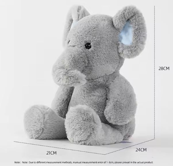 Emory Elephant - weighted sensory plush toy - Cuddle Therapy Friend