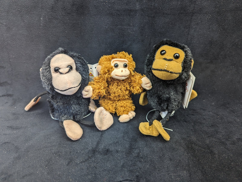10 Cheeky Monkeys Auslan Book Set - Inc book PLUS Auslan DVD and 10 monkey finger puppets