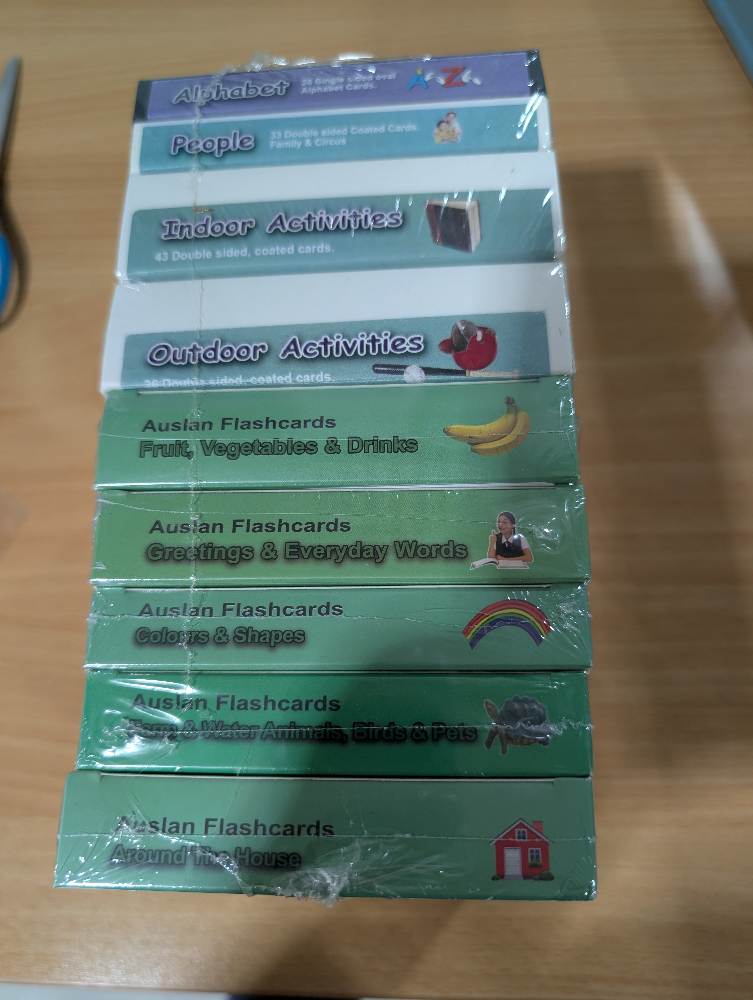 Auslan Children's Flashcards box sets