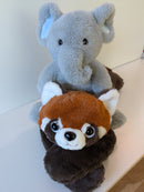 Remy the Red Panda - long armed, large weighted sensory plush toy - Cuddle Therapy Friend