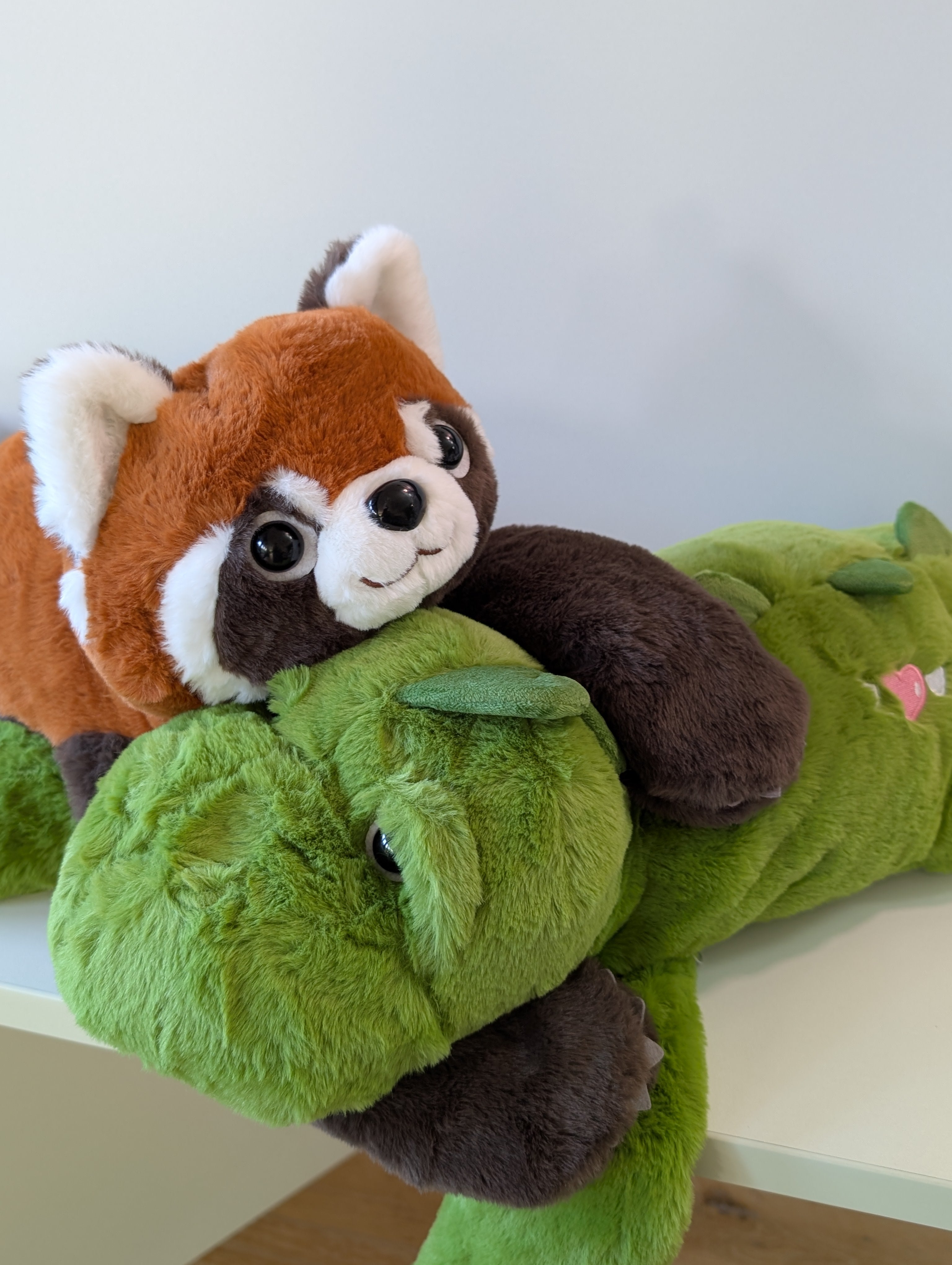 Remy the Red Panda - long armed, large weighted sensory plush toy - Cuddle Therapy Friend