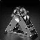 Metal Desktop Fidget Gyroscope - Gold