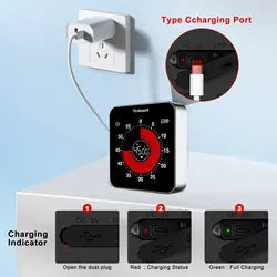 Visual Timer - Digital with USB charging (85mm)