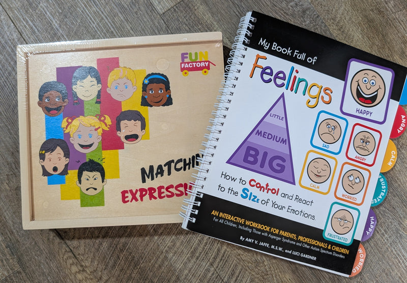 Understanding feelings game and book set
