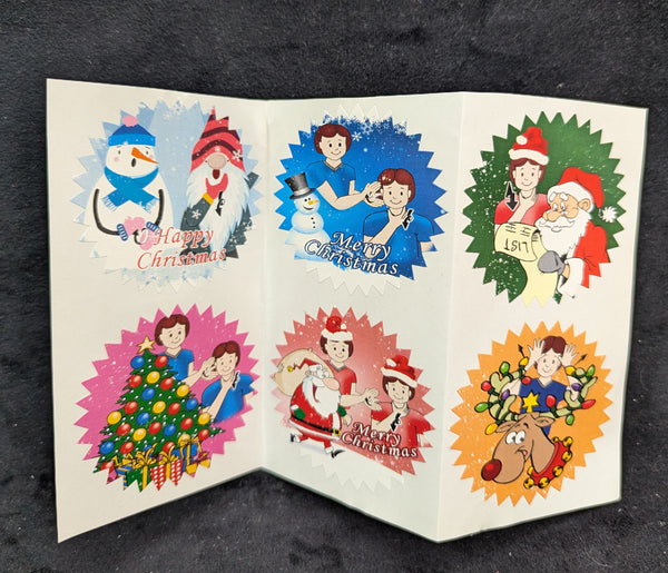 Auslan Christmas sticker sets