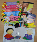 Auslan Nursery Rhyme board book and puppet set