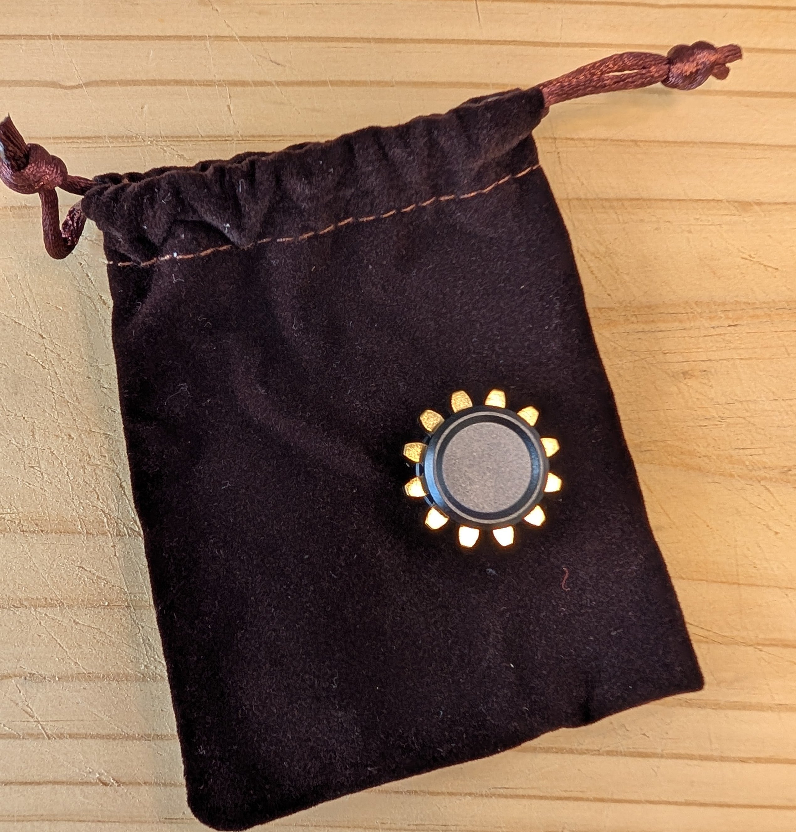 Mini Gear Metal Fidget, nearly silent