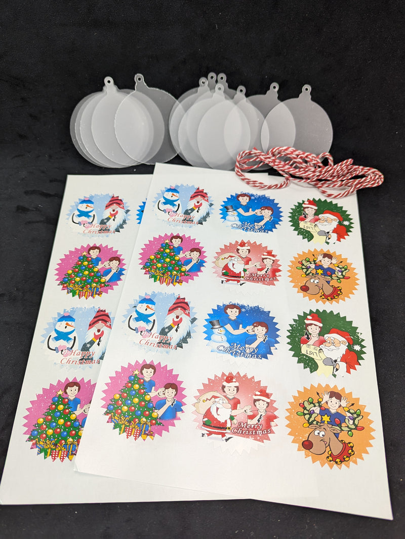 Auslan Christmas decoration craft set