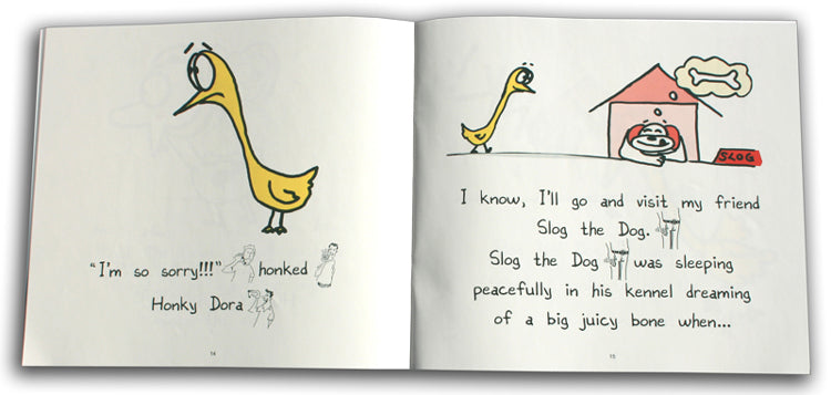 Honky Dora The Noisy Goose - Book and DVD