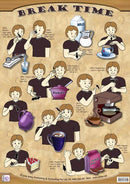 Break Time Poster - A3 Cello Coated