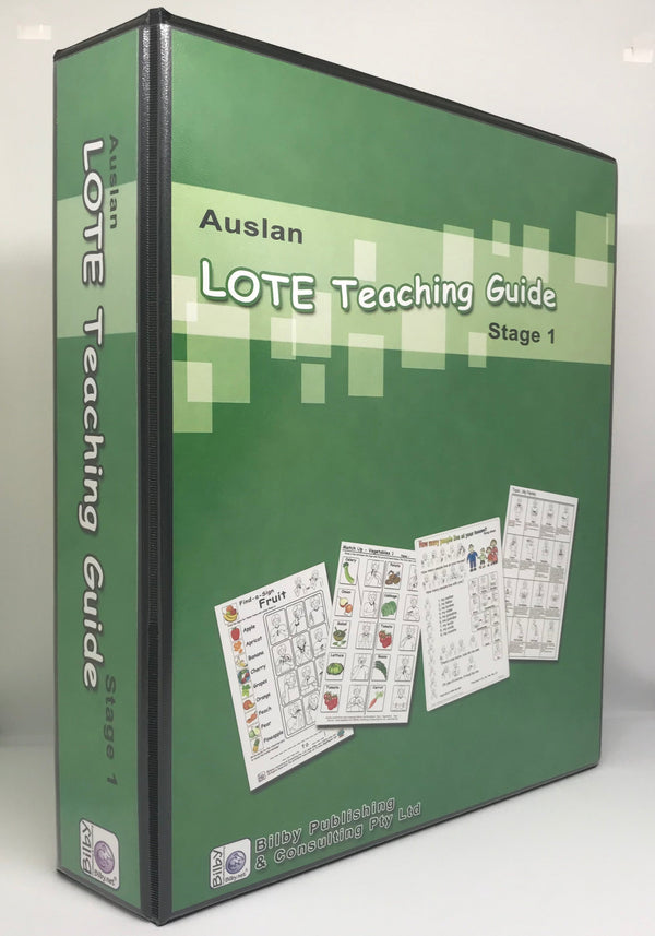 Auslan LOTE Teaching Guide - Stage 1