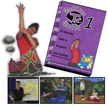 Toddies Tales (DVD) 1 and 2 Auslan Stories ON SALE TILL SOLD OUT!