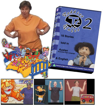 Toddies Tales (DVD) 1 and 2 Auslan Stories ON SALE TILL SOLD OUT!