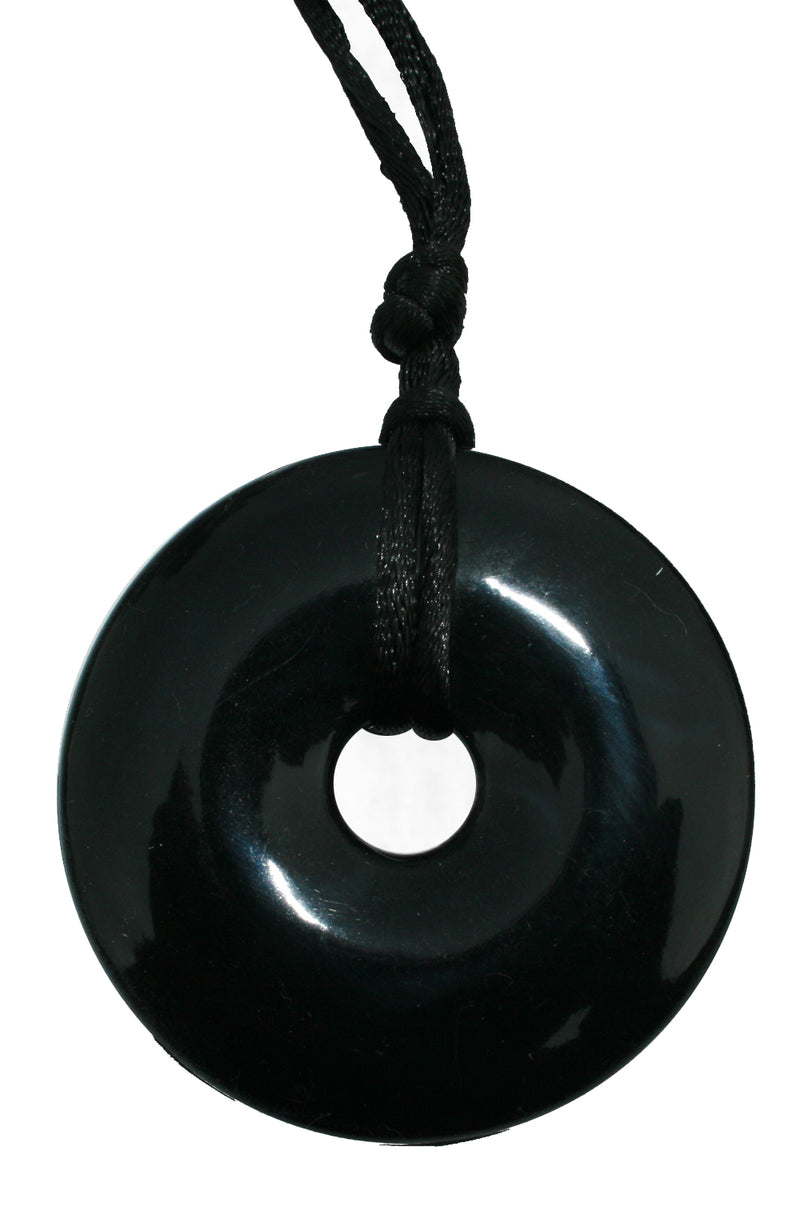 Black Chew necklace made from medical grade silicon for Autism and Asperger's kids