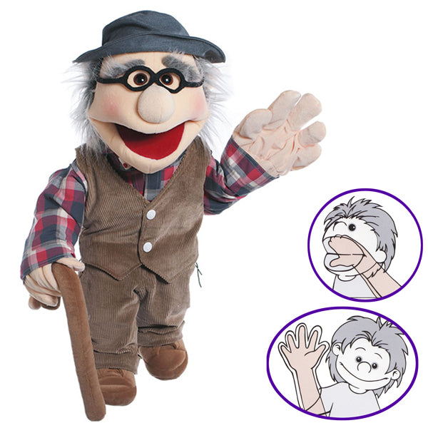 Grandpa Santa - 65cm Signing Puppet ONLY 2 AVAILABLE!!