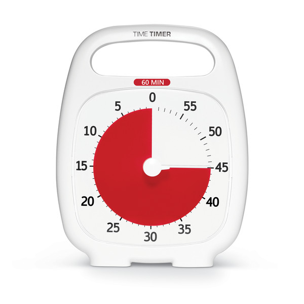 Time Timer Plus - 60 minute - Black/White