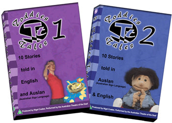 Toddies Tales (DVD) 1 and 2 - for Pre and Primary School Children